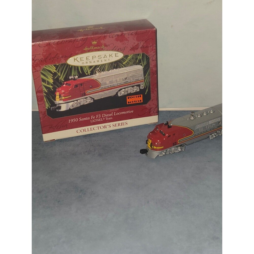 Hallmark Lionel 1950 Santa Fe F3 Diesel Locomotive Ornament (ORN-1)